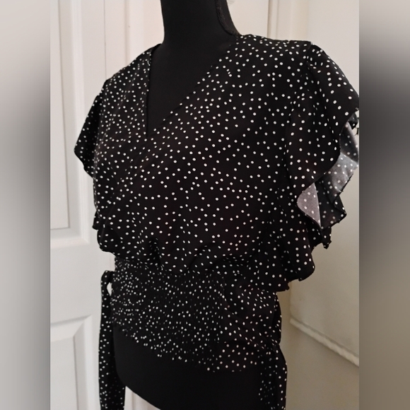 Women's Ruffle Top - Picture 2 of 4